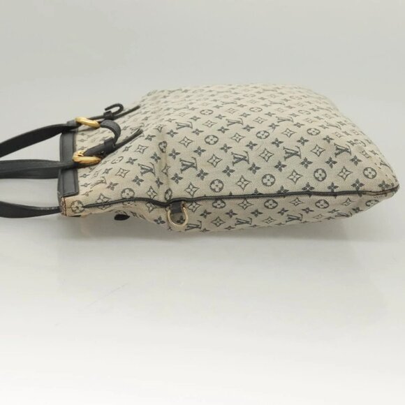 LOUIS VUITTON Monogram Mini Françoise Tote Bag 2way Blue M92208 LV Auth 129802 - Picture 6 of 16